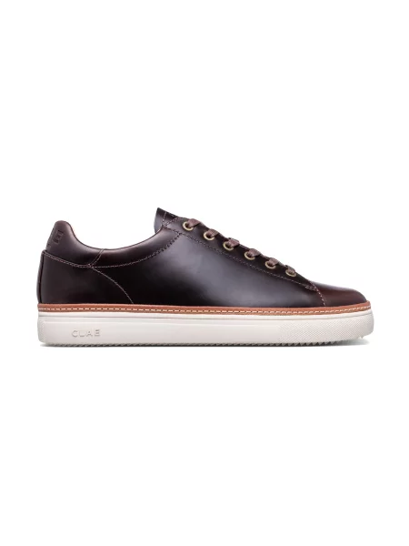 Clae Bradley Welt Walrus Leather Mężczyźni Buty sportowe Clae Size: 7 brązowy