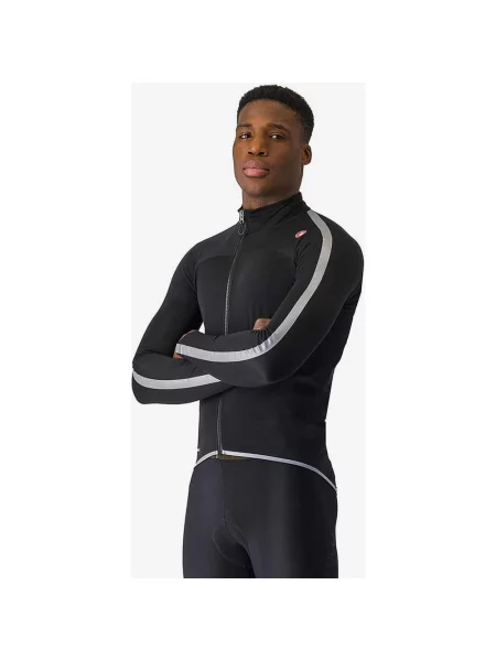 Kurtka Castelli Ultra Rain czystoczarny szary XS czarna