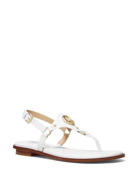 Sneakersy Michael Michael Kors skórzane pikowane białe