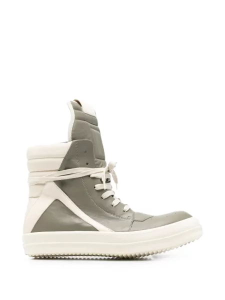 Sneakerși Rick Owens din piele gri