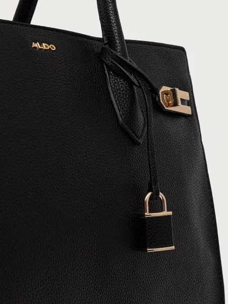 Кожаная сумка шоппер Aldo