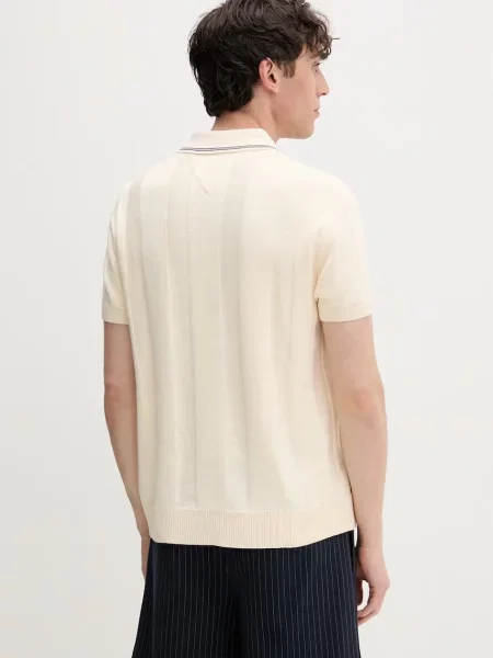 Tommy Jeans polo swetrowe beżowa