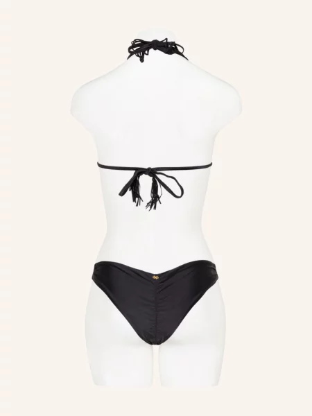 Pilyq Bikinové Kalhotky Brazilky Basic Ruched Teeny tmavě modrá