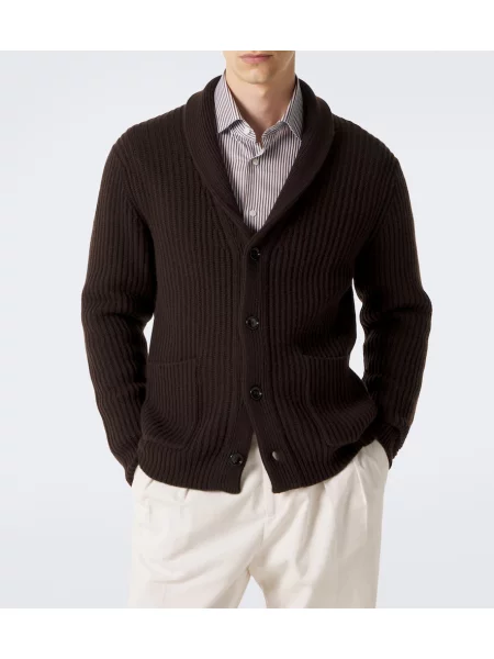 Cardigan Allude de lână maro