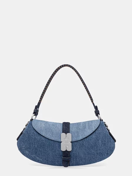 GANNI B-Kat Denim geantă pentru femei denim