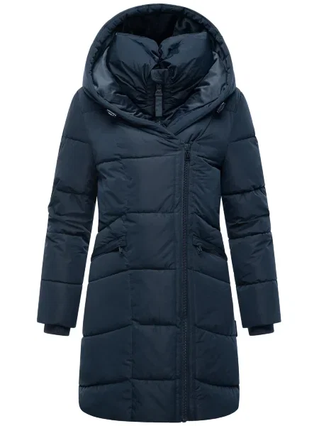 MARIKOO Palton de iarnă Virenaa / bleumarin albastru