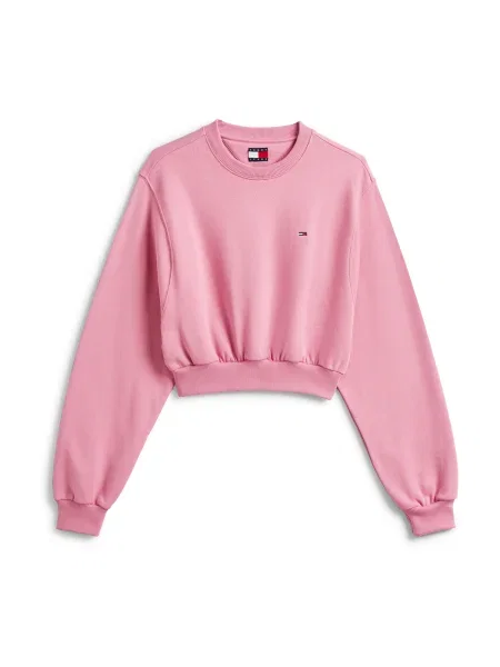 Tommy Jeans hanorac de uni roz