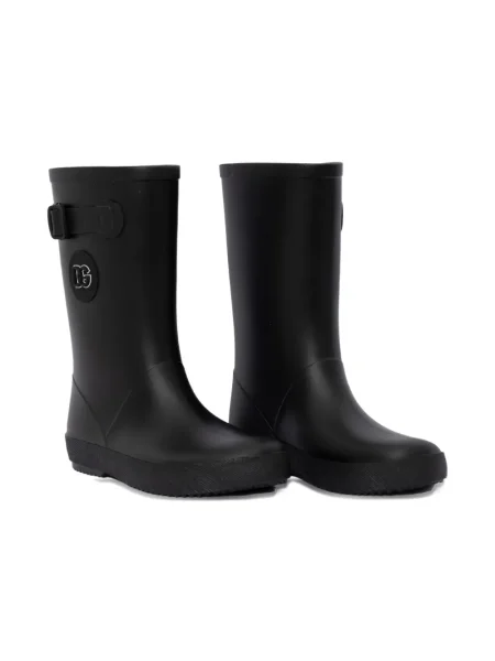 Botki dziecięce Dolce And Gabbana czarne