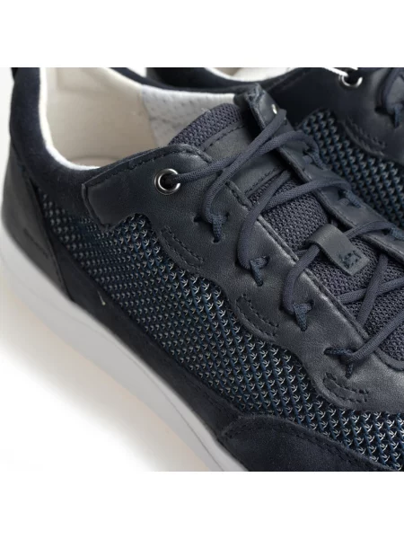 Sneakersy Geox skórzane niebieskie