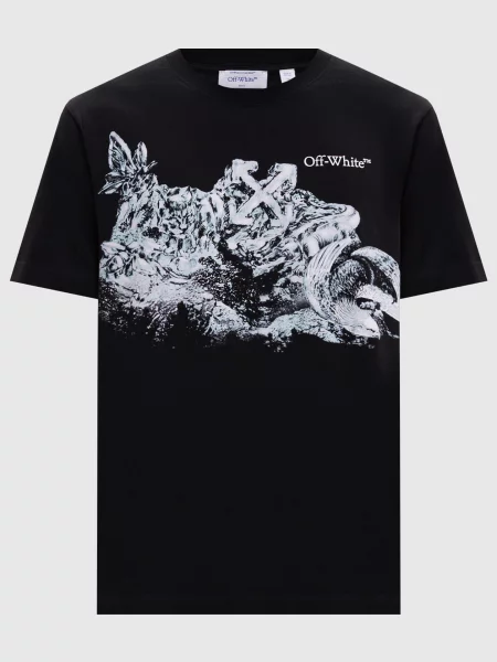 Футболка з принтом Eagle Rock Off-white чорна