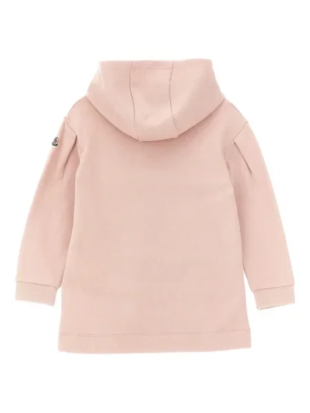Sukienka mini dziecięca Moncler Enfant różowa