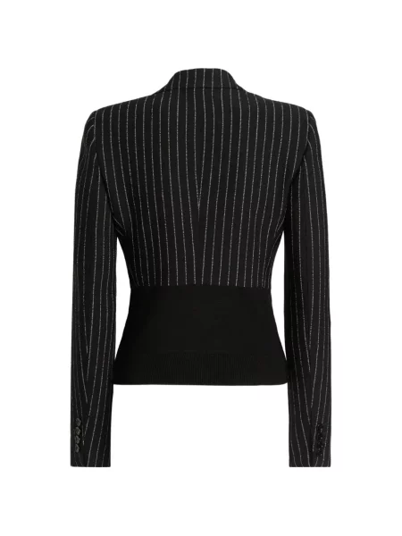 Geacă Dolce & Gabbana de lână negru