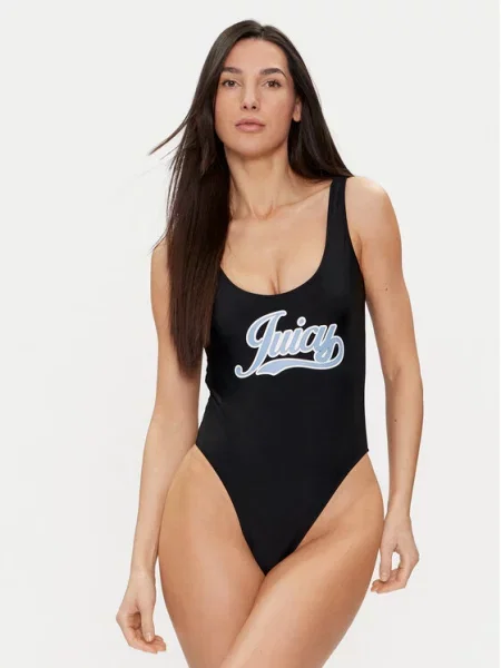 Juicy Couture Strój kąpielowy Retro Devina czarny