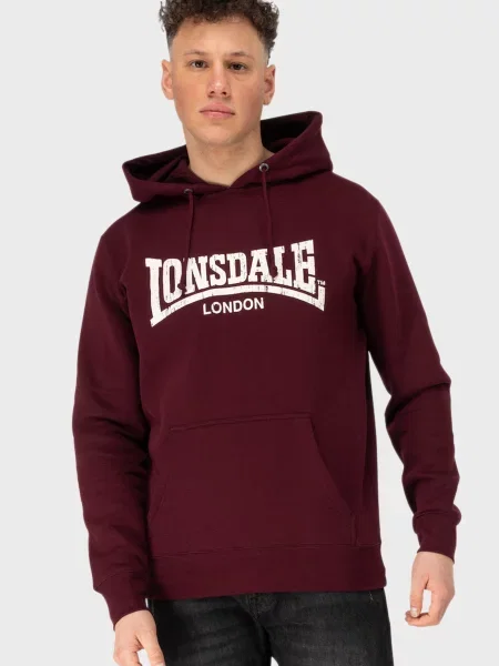 Толстовка Lonsdale бордовая