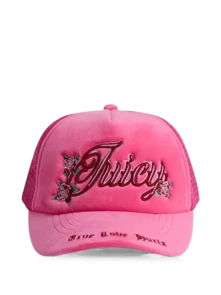 Șapcă Juicy Couture cu broderie roz