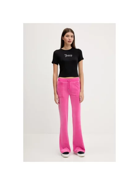 Spodnie Juicy Couture różowe