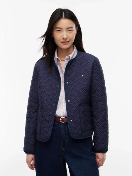 TOMMY HILFIGER Prechodná bunda námornícka modrá