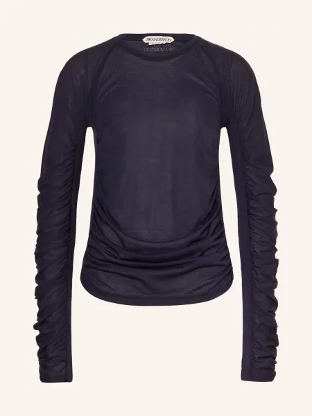 Jw Anderson Tričko S Dlouhým Rukávem tmavě modrá