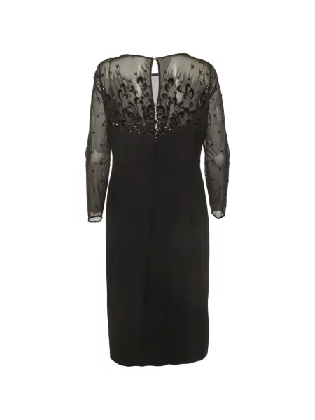 Rochie midi Escada din dantelă negru