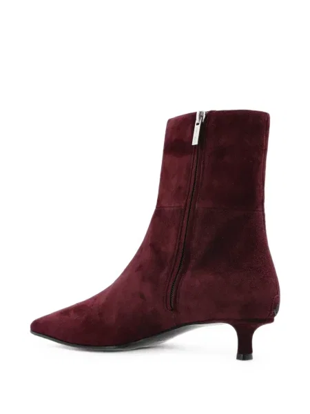 Szarvasbőr bakancs Jimmy Choo piros