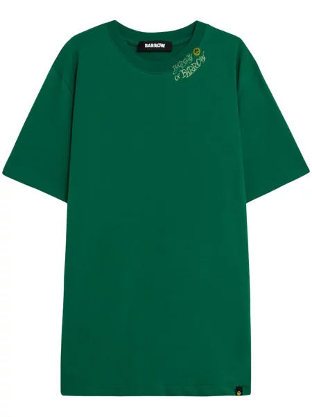 Tricou Barrow cu imagine verde