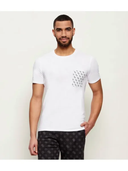 Guess Tricou alb