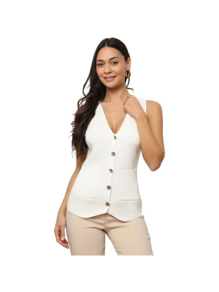 Sacou La Modeuse alb