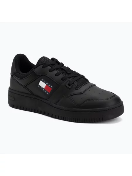 Мъжки обувки Tommy Jeans Tjm Retro Basket Ess black черно
