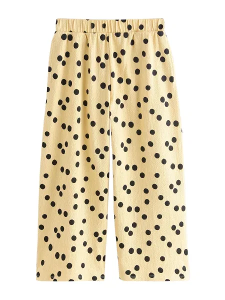 Next Pantaloni galben deschis negru
