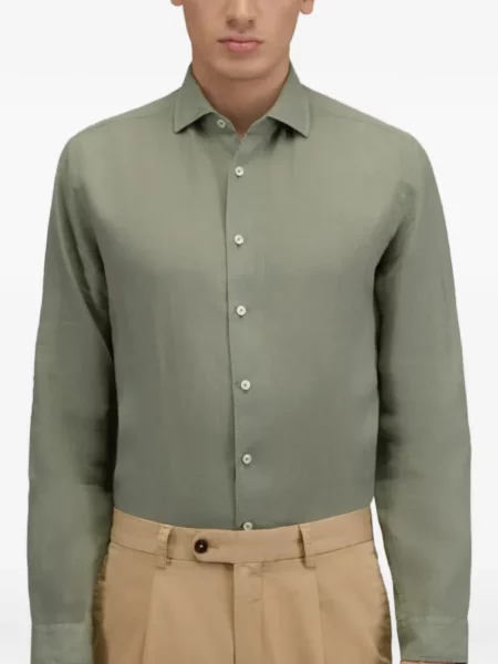 Cămașă Xacus de in verde