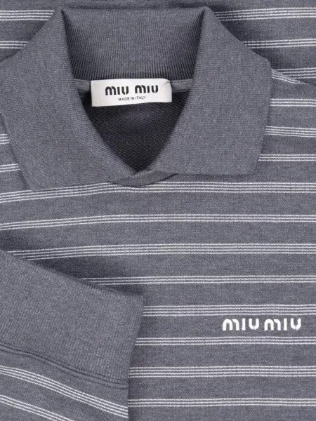 Top Miu Miu gri
