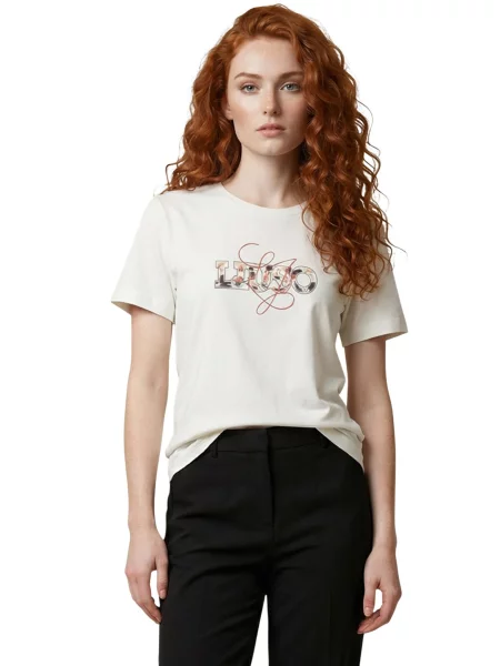 Majica Liu Jo s potiskom črna