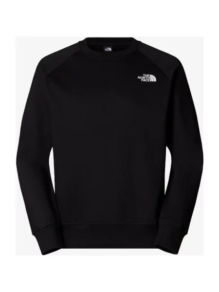 Bluza The North Face Raglan Box NSE Crew czarna logo XL białe