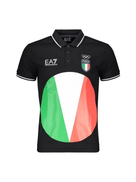 Koszulka polo Emporio Armani Ea7 niebieska