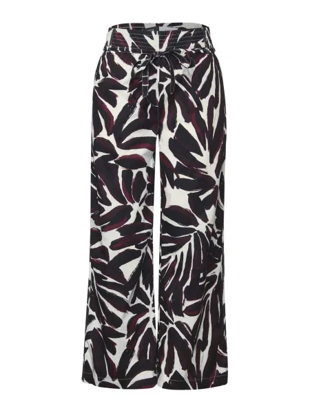 CECIL Pantaloni Neele albastru închis / rubiniu alb