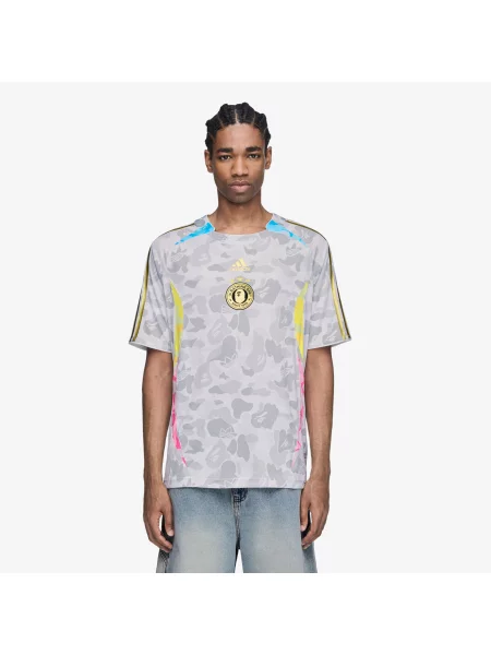 Tricou adidas x BAPE Teamgeist Tee A White XL alb