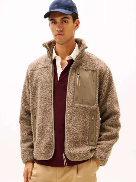 Tommy Hilfiger Hanorac TEDDY maro
