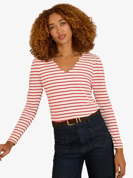 Love & roses Tricou / roșu bej