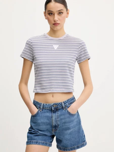 Тениска Guess Originals дамска розово