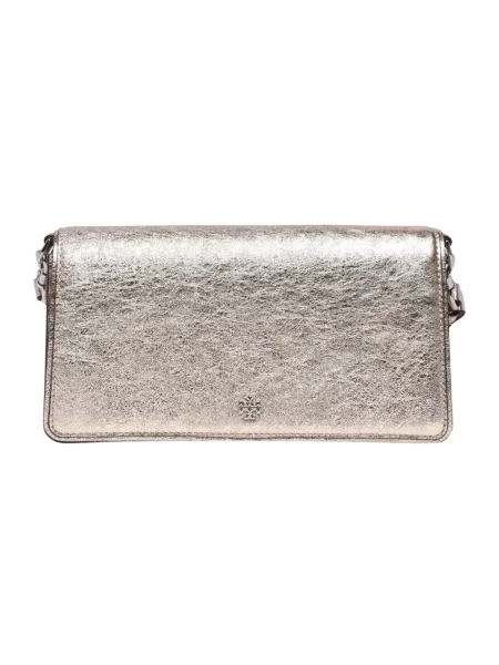 Torebka Tory Burch skórzana żółta
