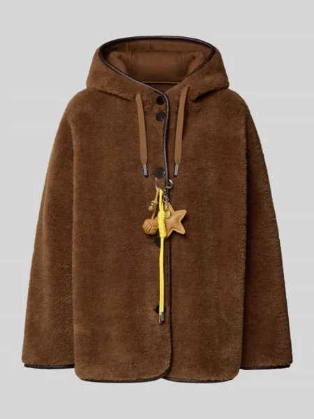 Kurtka z futerka z kapturem model SOPRA' Oakwood