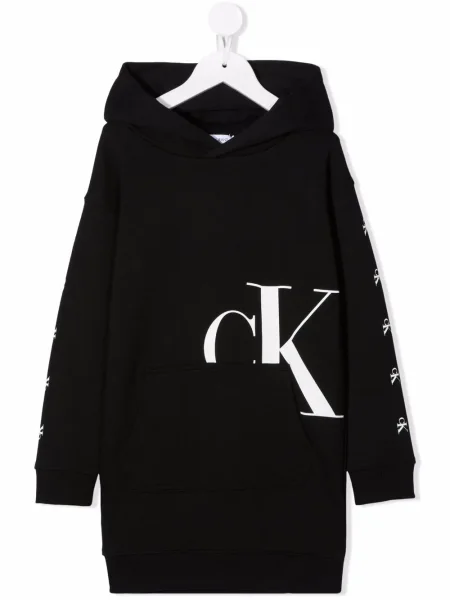Sukienka dziecięca Calvin Klein czarna
