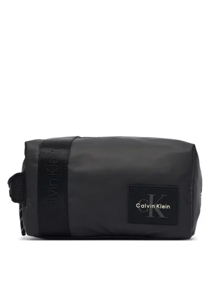 Calvin Klein Kozmetická taštička Rubberized Dopp Kit čierna