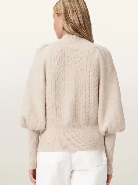 Шерстяной свитер Allsaints белый