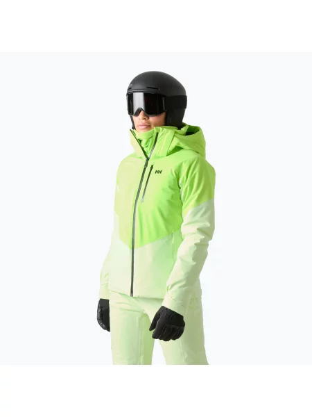 Geacă de schi pentru femei Helly Hansen Alphelia luminous green verde