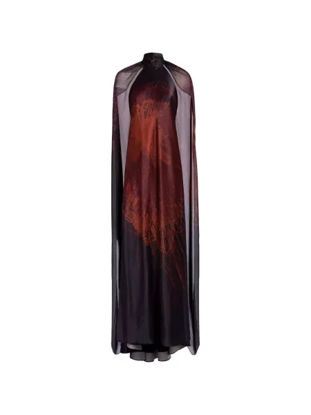 Rochie maxi Silvia Tcherassi albastru
