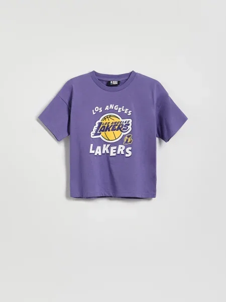Reserved Los Angeles Lakers NBA tričko fialová
