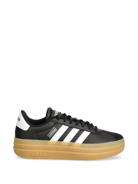 Pantaloni Adidas tricotate cu autograf alergare albastru