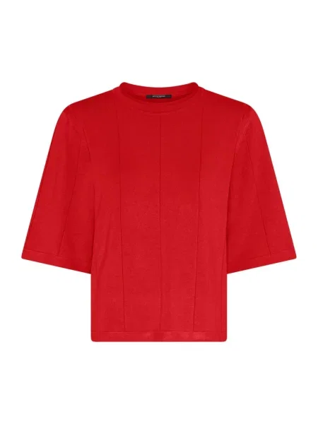 Dzianinowy sweter Bruuns Bazaar czerwony