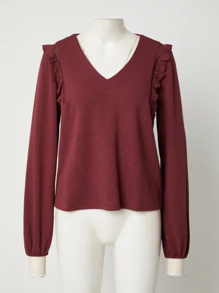 ABOUT YOU Tricou Corinna roşu închis